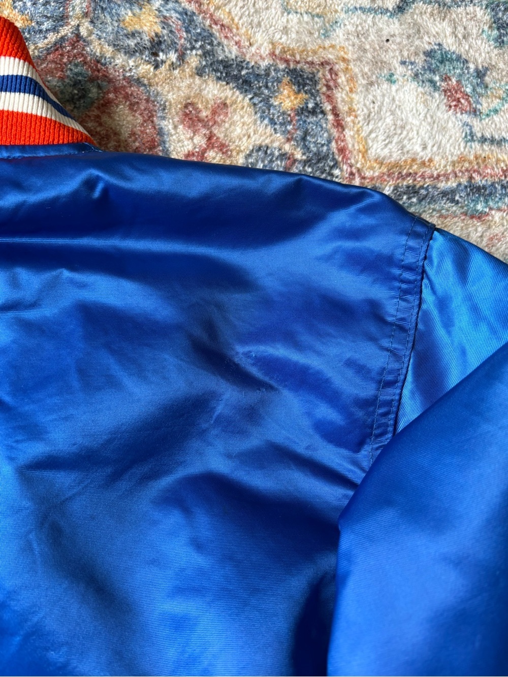 Vintage 80s New York Islanders Stanley Cup Champs Satin Jacket - Picture 6 of 7